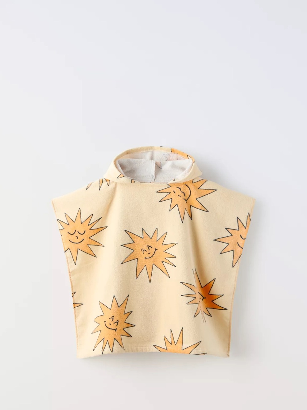 Zara sun hooded towel poncho